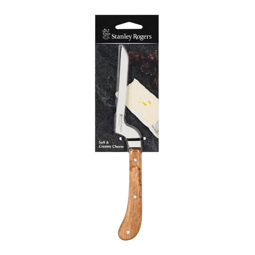 Stanley Rogers Cheese Pistol Grip Long Soft Cheese Acacia  Cheese Knives