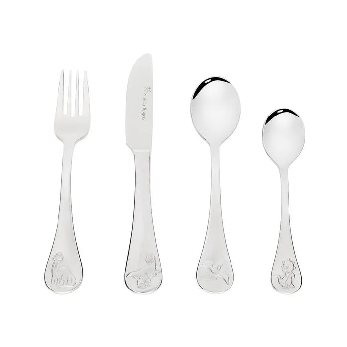 Stanley Rogers Children's Cutlery 4 Piece Set - Dinosaurs  Cutlery Sets