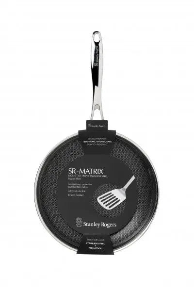 Stanley Rogers Matrix Stainless Steel Frypan 28cm  Frypans - Stainless Steel