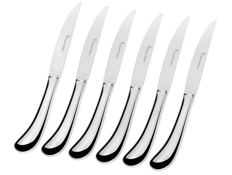 Stanley Rogers Pistol Grip Steak 6pc Set  Steak Knives