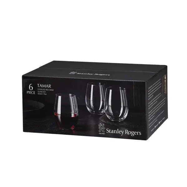 Stanley Rogers Tamar Stemless 553ml 6pk  Wine Glasses