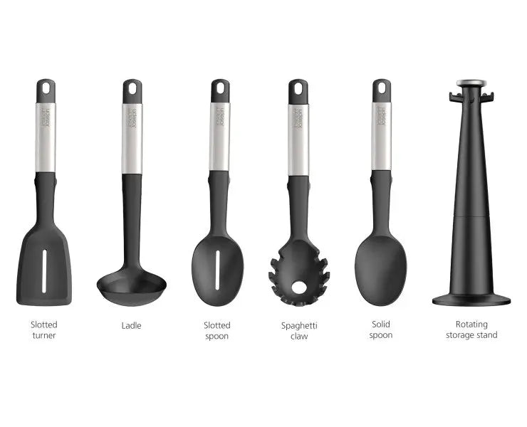 Joseph Joseph Elevate Silicone/Steel Carousel 5 Piece Set  Utensil Sets