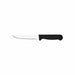 Tablekraft 12 Pack Black Handle Pointed Tip Steak Knife  Steak Knives