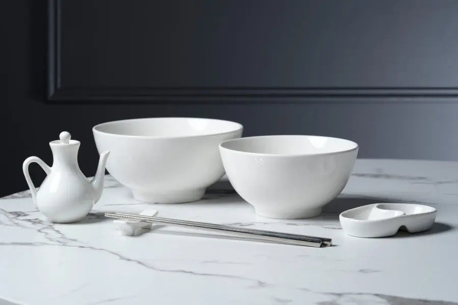 Tablekraft Core White Noodle Soup Bowl 175x85mm  Bowls
