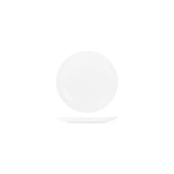 Tablekraft Core White Round Coupe Plate 15cm  Plates