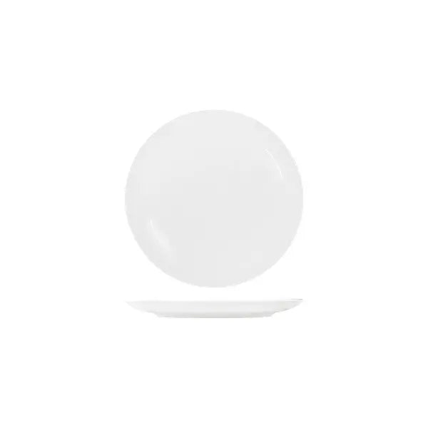 Tablekraft Core White Round Coupe Plate 225cm  Plates