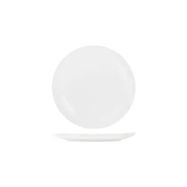 Tablekraft Core White Round Plate Coupe Shape 260mm  Plates