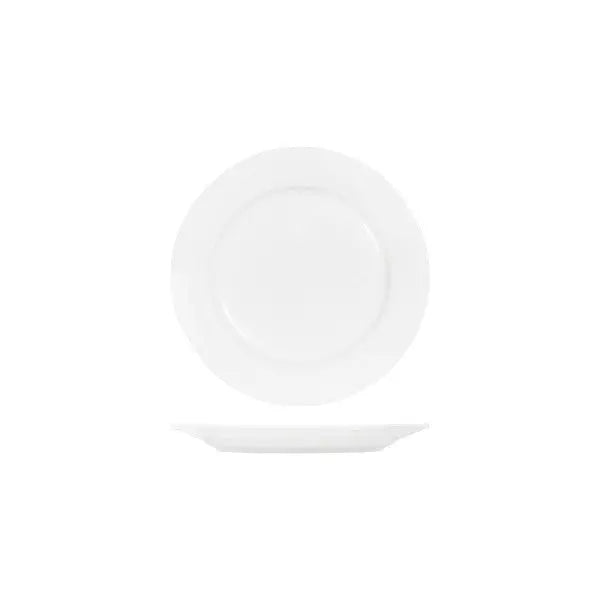 Tablekraft Core White Round Rim Plate 250mm  Plates