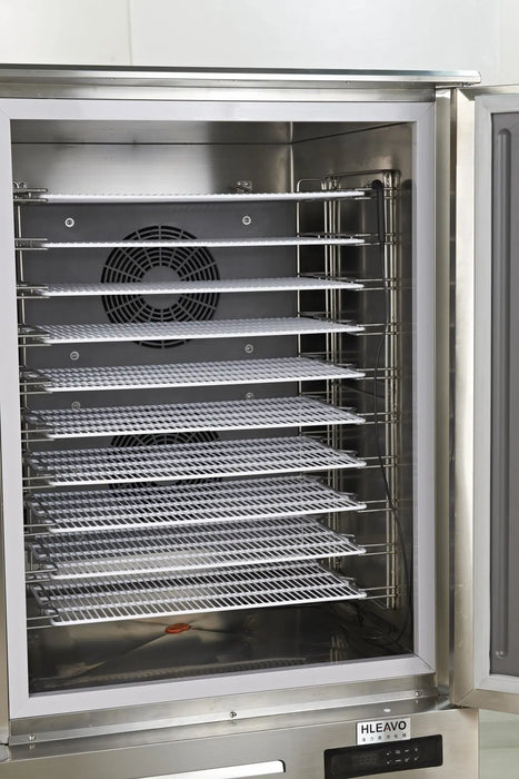 Tecnomac BF5 blast chiller interior and tray support