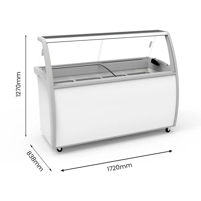 Thermaster Gelato Display Showcase 12 Pan 535L - SD-575P - view 10