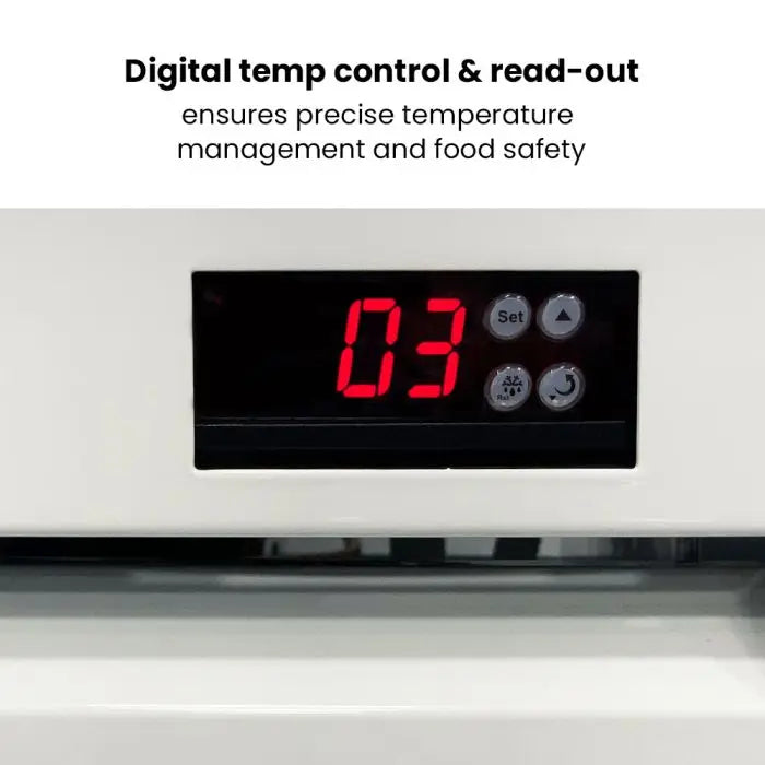 Thermaster Two Glass Door Colourbond Upright Drink Fridge - LG-1200P  Upright Display Fridges