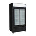 Thermaster Two Sliding Glass Door Upright Drink Fridge Black - LG-1000SDBP product image