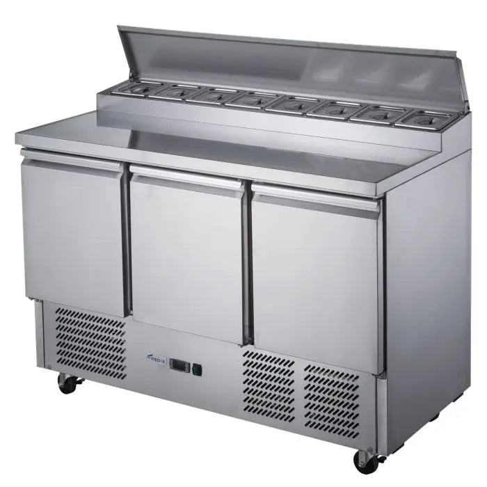 Three Door Salad Prep Fridge Fed-X – XGNS1300D