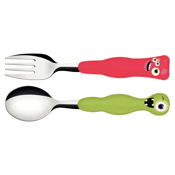 Tramontina Children's Monster Cutlery 2 Piece Set  Childrens cutlery