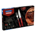 Tramontina Churrasco Jumbo Steak Cutlery 12 Piece Set - Red  Steak Knives