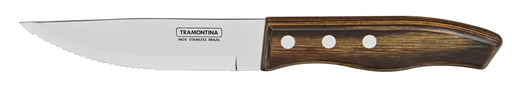 Tramontina Churrasco Steak Knife Grande Half Tang Polywood Brown 5", 12cm  Steak Knives