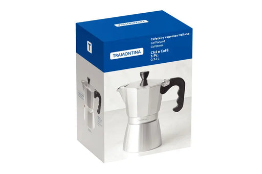 Tramontina Italian Espresso Coffee Maker 320ml, 6 Cup  Tea & Coffee