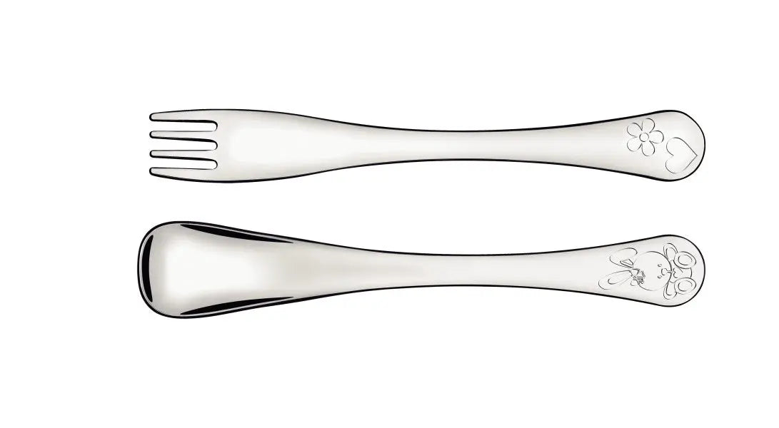 Tramontina Le Petit Girls Cutlery 2 Piece Set  Childrens cutlery