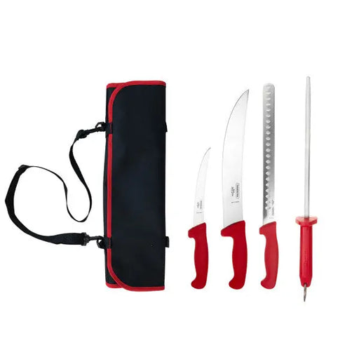 Tramontina Low & Slow Pouch (Knives + Pouch) 5 Piece Set  Knife