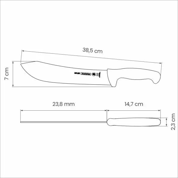 Tramontina Professional Master Black Meat Knife 10", 25cm  Knives