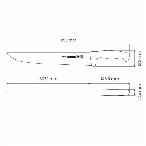 Tramontina Professional Master Black Meat Knife 12", 30cm  Knives