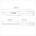 Tramontina Professional Master Black Meat Knife 7", 18cm  Knives