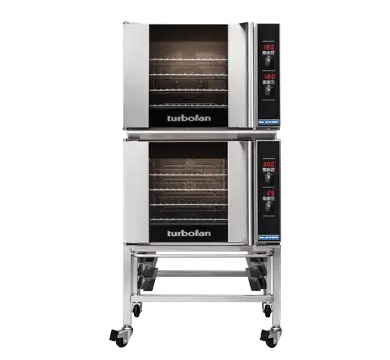 Turbofan E31D4/2 - Full Size Tray Digital Electric Convection Ovens Double Stacked