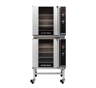 Turbofan E32D4/2 - Full Size Tray Digital Electric Convection Ovens Double Stacked