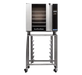 Turbofan E32T4/2 - 2 x E32T4 Full Size Tray Touch Screen Convection Ovens Double Stacked with adjustable base feet
