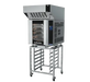 Turbofan E32T4 - Full Size Electric Convection Oven Touch Screen Control on a Stainless Steel Stand