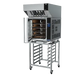 Turbofan E32T4 - Full Size Electric Convection Oven Touch Screen Control on a Stainless Steel Stand