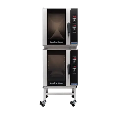 Turbofan E33D5/2 - Full Size Tray Digital Electric Convection Oven Double Stacked