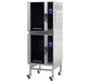 Turbofan E33T5/2C - Full Size Tray Touch Screen Electric Convection Oven Double Stacked With Castor Base Stand