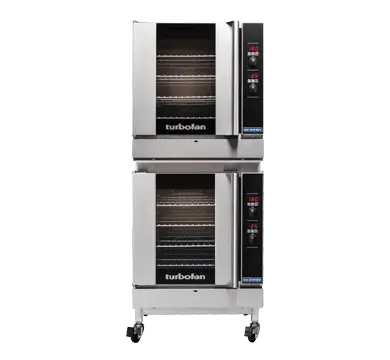 Turbofan G32D4/2 - Full Size Tray Digital Gas Convection Ovens Double Stacked