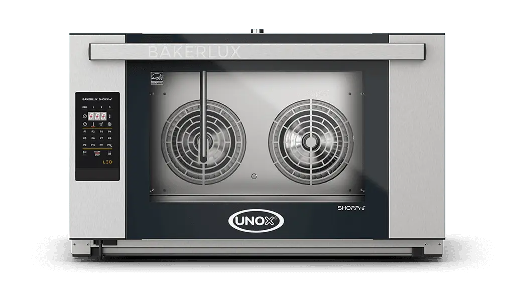 Unox BAKERLUX SHOP.Pro LED Programmable Convection Oven with Humidity – 4-Tray 600×400mm – Electric — XEFR-04EU-ELDV