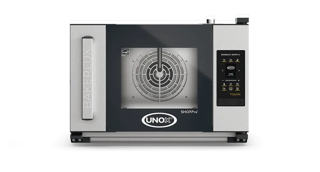 Unox BAKERLUX SHOP.Pro TOUCH Touchscreen Convection Oven with Humidity – 3-Tray 460×330mm – Electric — XEFR-03HS-ETLV