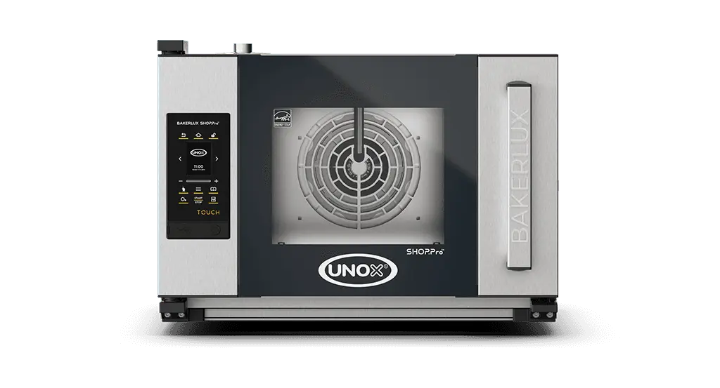 Unox BAKERLUX SHOP.Pro TOUCH Touchscreen Convection Oven with Humidity – 3-Tray 460×330mm – Electric — XEFR-03HS-ETRV