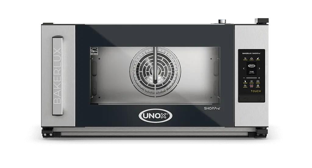 Unox BAKERLUX SHOP.Pro TOUCH Touchscreen Convection Oven with Humidity – 3-Tray 600×400mm – Electric — XEFR-03EU-ETLV