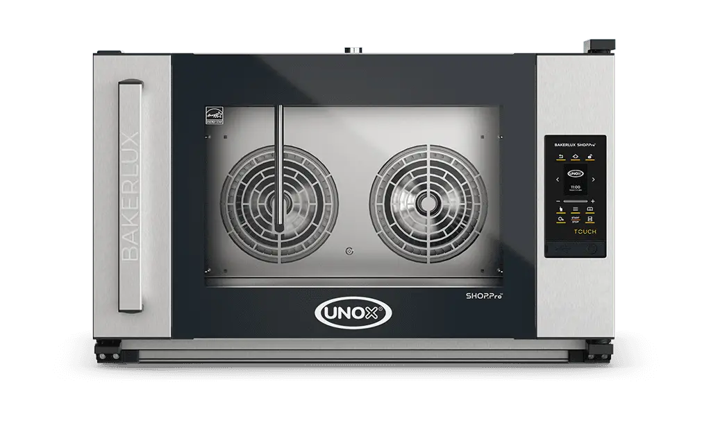 Unox BAKERLUX SHOP.Pro TOUCH Touchscreen Convection Oven with Humidity – 4-Tray 600×400mm – Electric — XEFR-04EU-ETLV