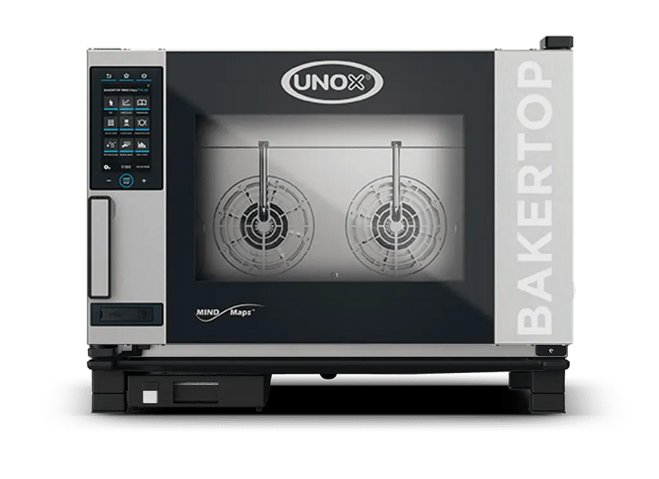 Unox BAKERTOP MIND.Maps PLUS Intelligent Bakery-Format Combi Oven – 4-Tray 600×400mm – Electric — XEBC-04EU-EPLM
