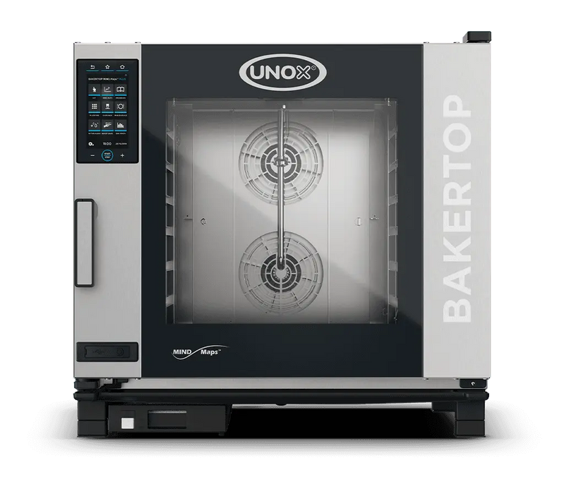 Unox BAKERTOP MIND.Maps PLUS Intelligent Bakery-Format Combi Oven – 6-Tray 600×400mm – Electric — XEBC-06EU-EPLM