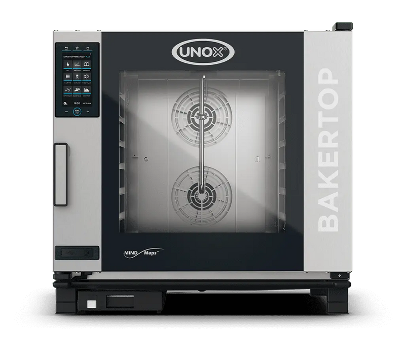 Unox BAKERTOP MIND.Maps PLUS Intelligent Bakery-Format Combi Oven – 6-Tray 600×400mm – Gas — XEBC-06EU-GPLM
