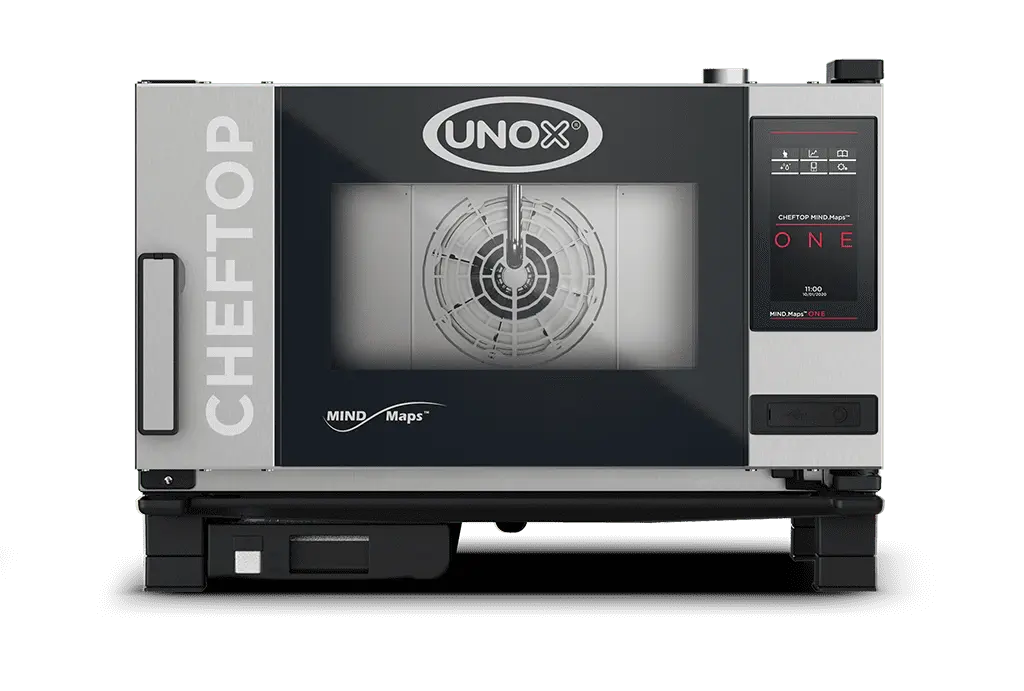 Unox CHEFTOP MIND.Maps ONE Chef-Led Commercial Combi Oven – 3-Tray GN 1/1 – Electric — XEVC-0311-E1LM