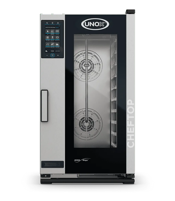 Unox CHEFTOP MIND.Maps PLUS Compact Countertop Intelligent Commercial Combi Oven – 10-Tray GN 1/1 – Electric — XECC-1013-EPLM