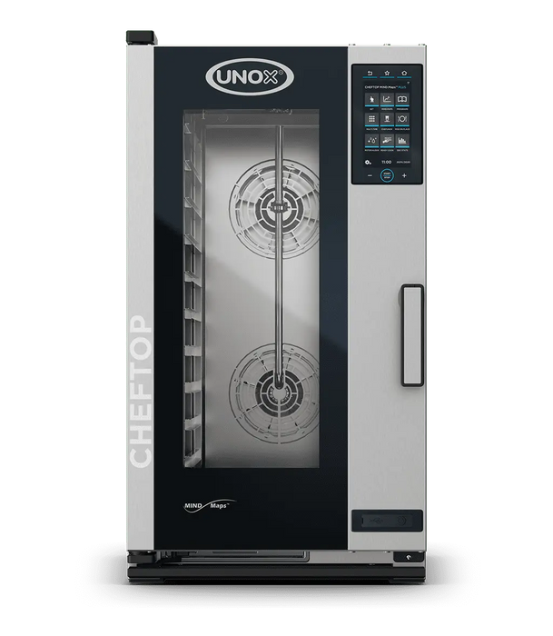 Unox CHEFTOP MIND.Maps PLUS Compact Countertop Intelligent Commercial Combi Oven – 10-Tray GN 1/1 – Electric — XECC-1013-EPRM