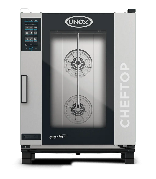Unox CHEFTOP MIND.Maps PLUS Intelligent Commercial Combi Oven – 10-Tray GN 1/1 – Electric — XEVC-1011-EPLM-MS