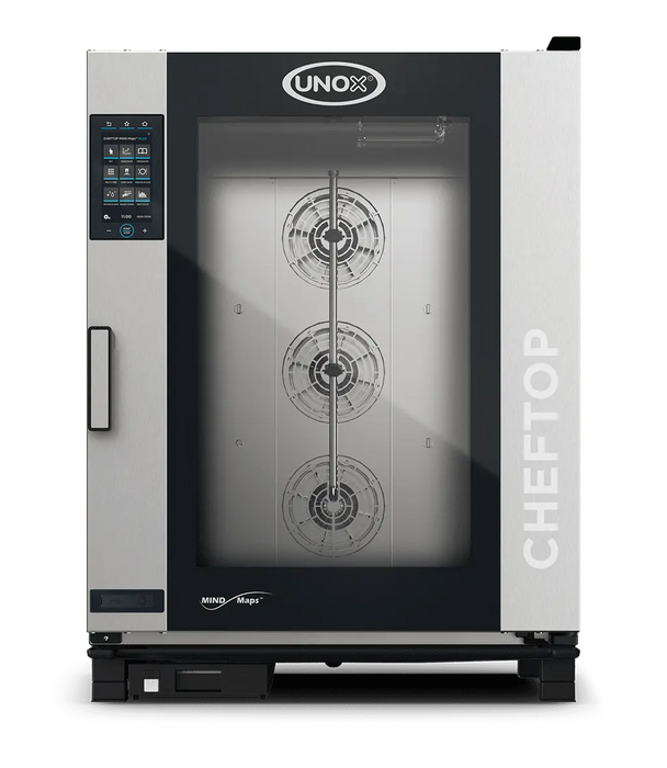 Unox CHEFTOP MIND.Maps PLUS Intelligent Commercial Combi Oven – 10-Tray GN 2/1 – Gas — XEVC-1021-GPLM