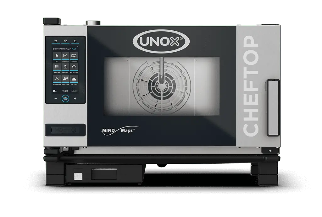 Unox CHEFTOP MIND.Maps PLUS Intelligent Commercial Combi Oven – 3-Tray GN 1/1 – Electric — XEVC-0311-EPRM