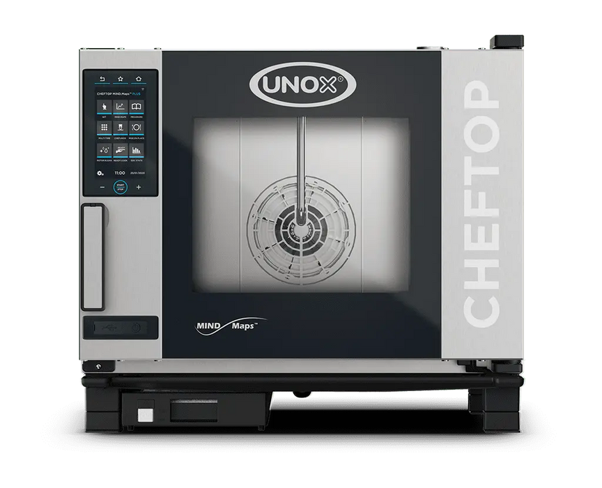 Unox CHEFTOP MIND.Maps PLUS Intelligent Commercial Combi Oven – 5-Tray GN 1/1 – Gas — XEVC-0511-GPLM-MS