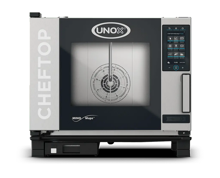 Unox CHEFTOP MIND.Maps PLUS Intelligent Commercial Combi Oven – 5-Tray GN 1/1 – Gas — XEVC-0511-GPRM-MS